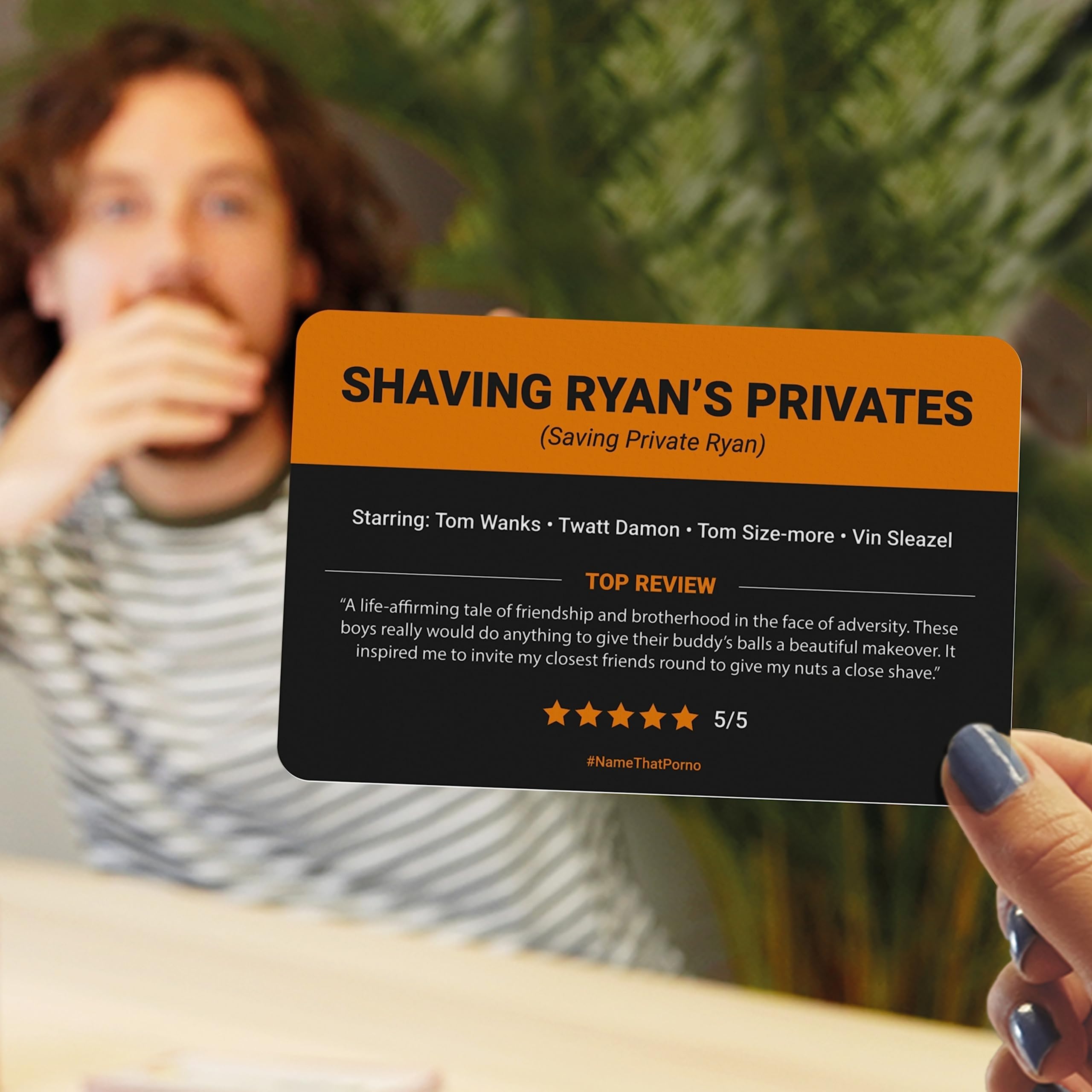 Name That Porno game box on a table