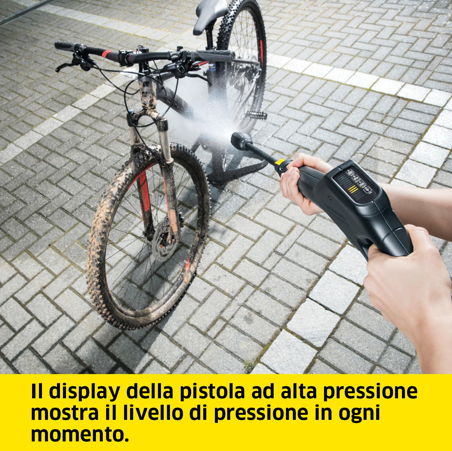 Kärcher Idropulitrice K 3 Power Control Home, Pressione 120 bar, Portata 380 l/h, Area di Lavoro 28 m²/h, Pistola Alta Pressione, Ugello Rotante, Lancia, Lavasuperfici T 1