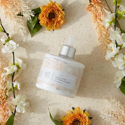 Miniatura 3 de Pre de Provence Collection Loción de manos emoliente suave y sedosa enriquecida con manteca de karité, caqui, 11 onzas líquidas