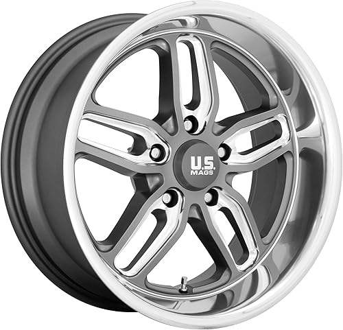 US MAG 1PC 22 "pulgadas 5x127 4 ruedas llantas U129 CTEN 22x8.5 +0.039 in mate pistola metal fresado disponible en Yaxa Venezuela