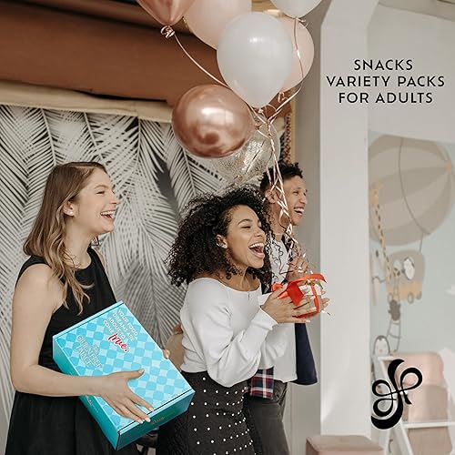 Miniatura 4 de Paquete variado de aperitivos de lujo para adultos, aperitivos veganos. 32 unidades Regalo del día de San Valentín  Cestas de regalo para las