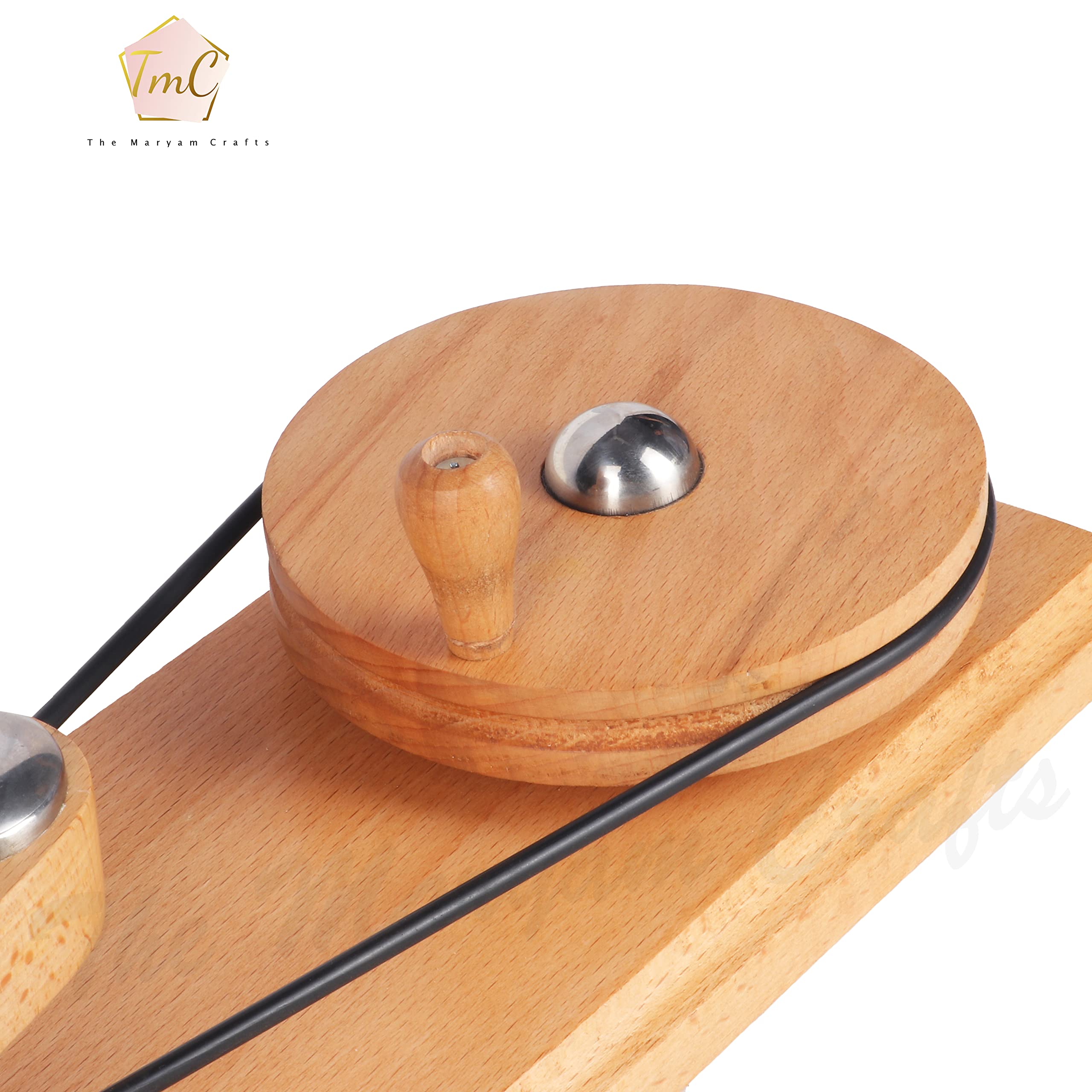 Wooden Yarn Ball Winder | Hand Operated Yarn Winder | Beachwood