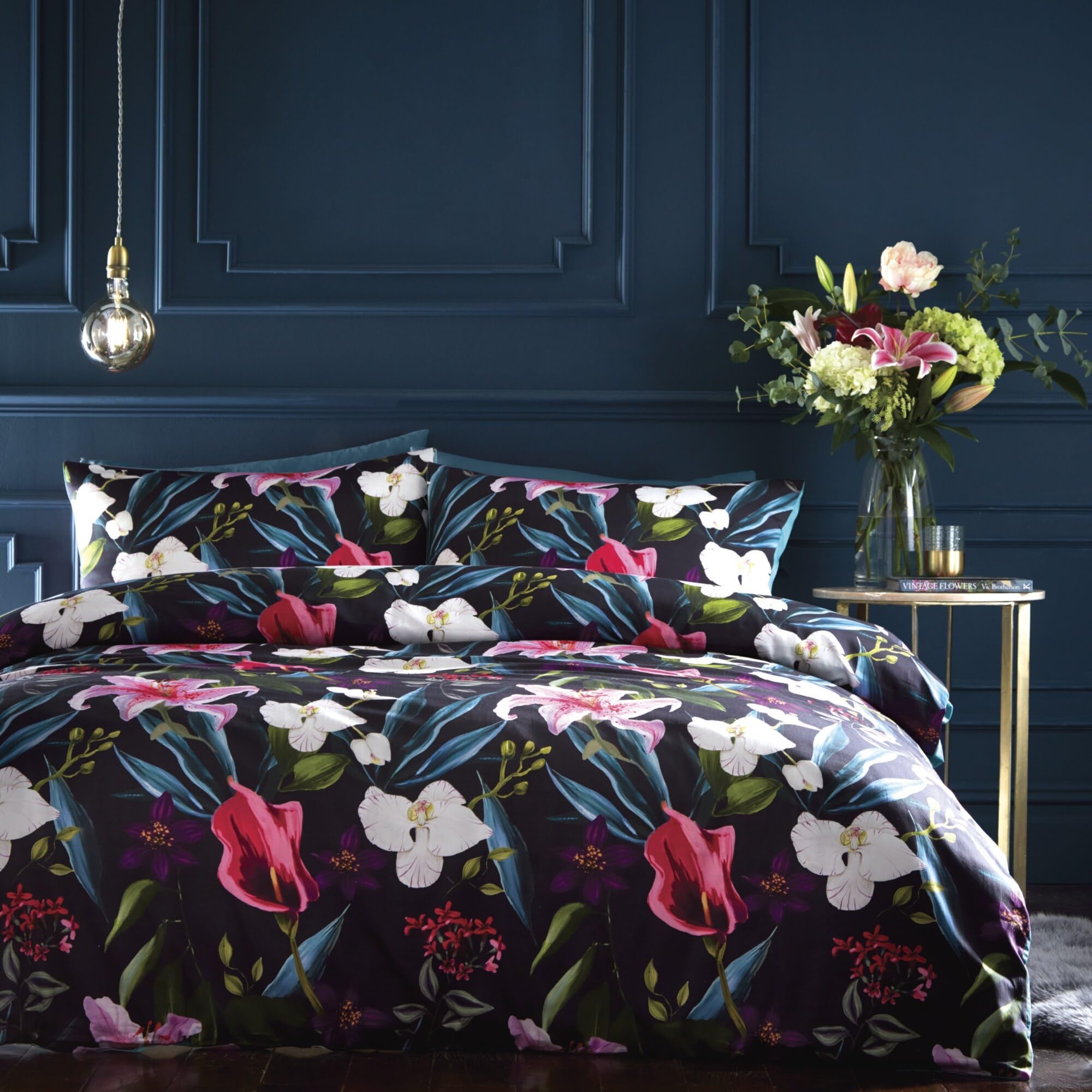 Portfolio Home Lily Tropics Double Duvet Cover Set