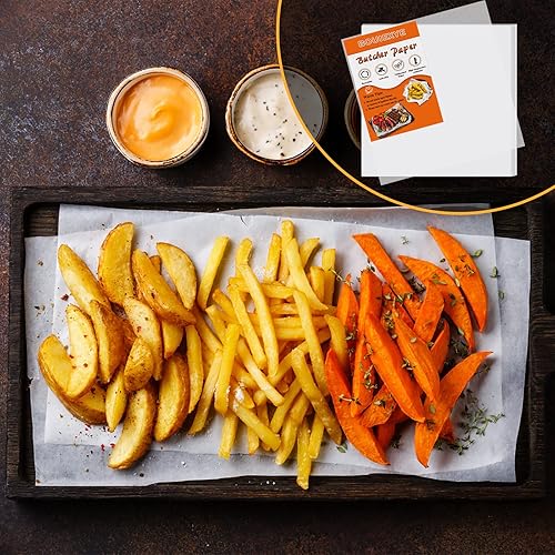 Miniatura 11 de 240 piezas de papel de carnicero blanco para sublimación, sin cera, precortadas, hojas de papel de carnicero cuadradas de 12 x 12 pulgadas