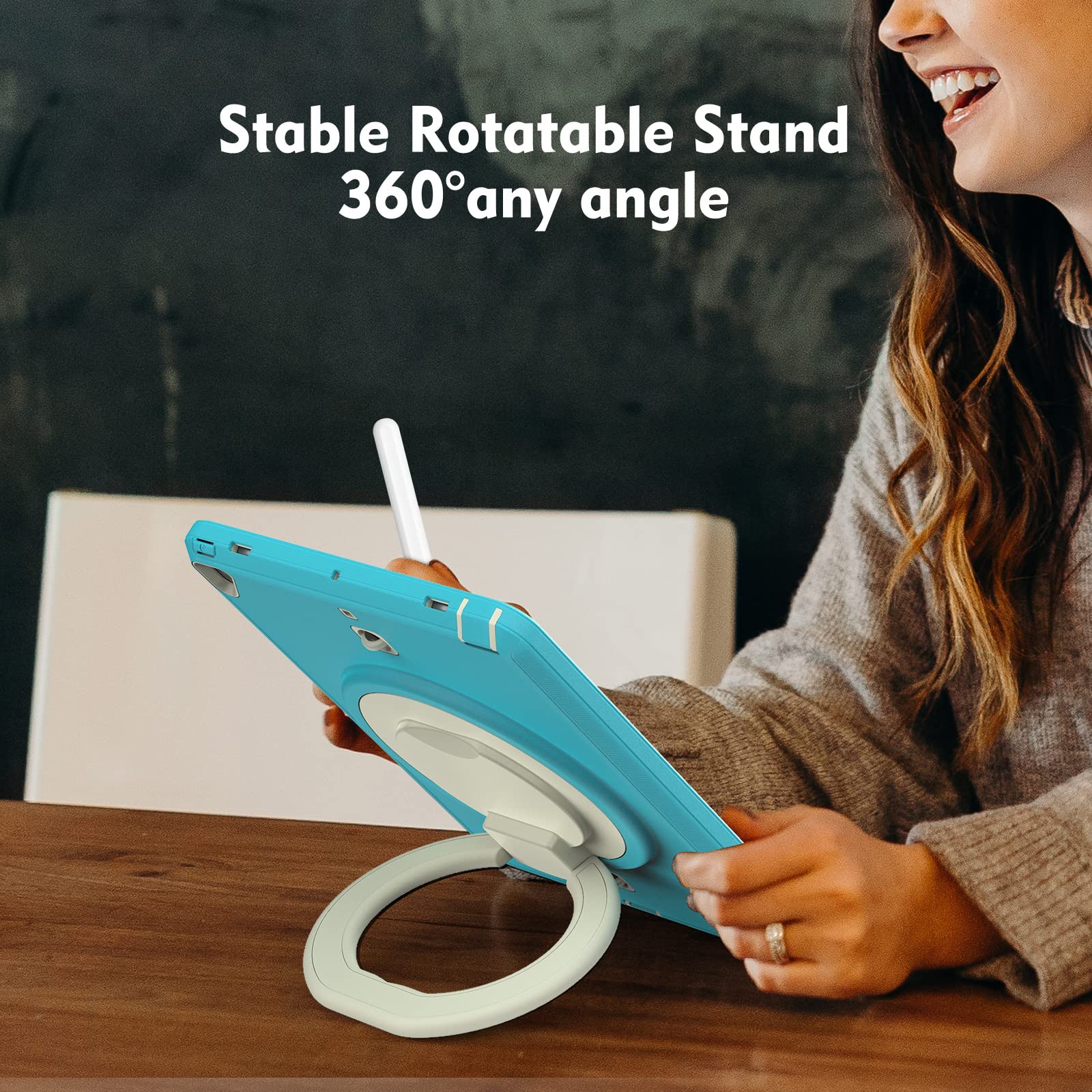 Custodia Per IPad 9a/8a/7a Generazione 10,2" (2021/2020/2019), Custodia - Foto 10