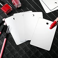 Vista 3 de Amyhill 10 espejos de campamento de peso pluma, inastillables, compactos, pequeños a granel, para viajes, afeitado, maquillaje, colgar en la pared