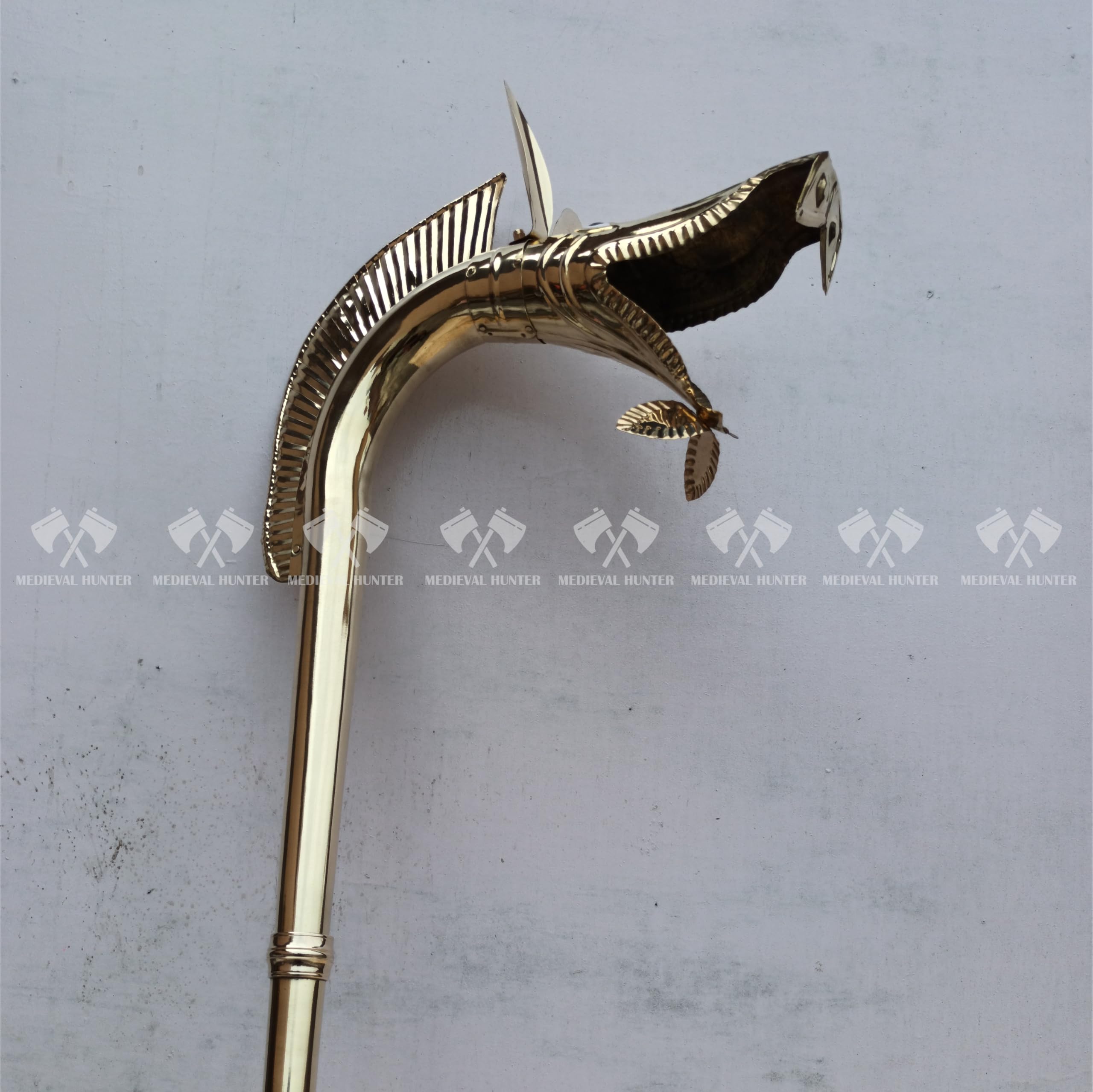 YOUNGSMITH Tintignac Carnyx Ottone 18 gauge Celtic Deskford War Blowing Tromba