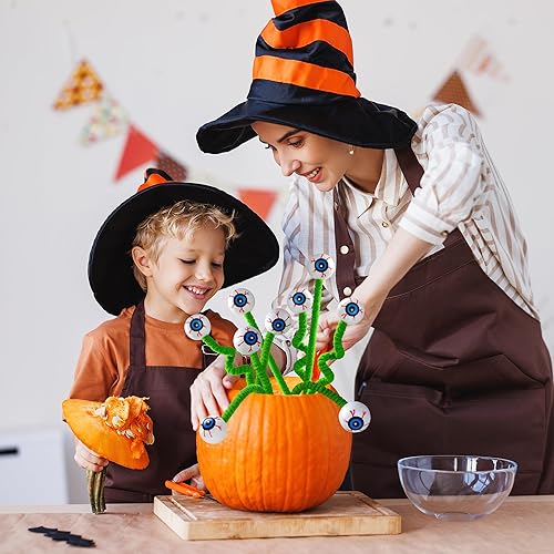 Miniatura 6 de Sggvecsy Paquete de 15 adornos artificiales de tallo de bayas con purpurina de 17 pulgadas, púas de Navidad falsas con purpurina decorativas para