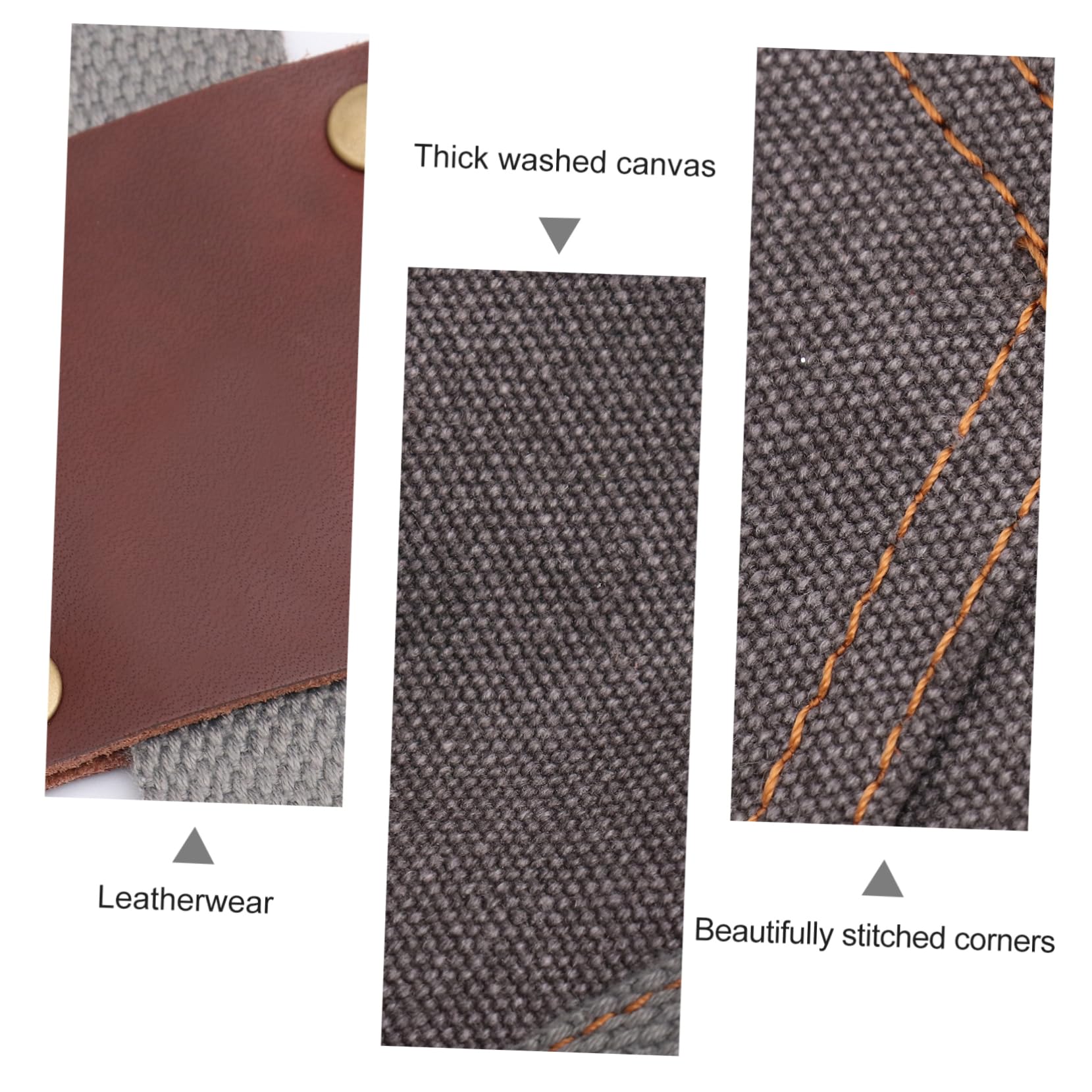 Holibanna Delantal Multibolsillos de Lona Gruesa Lavable para Taller