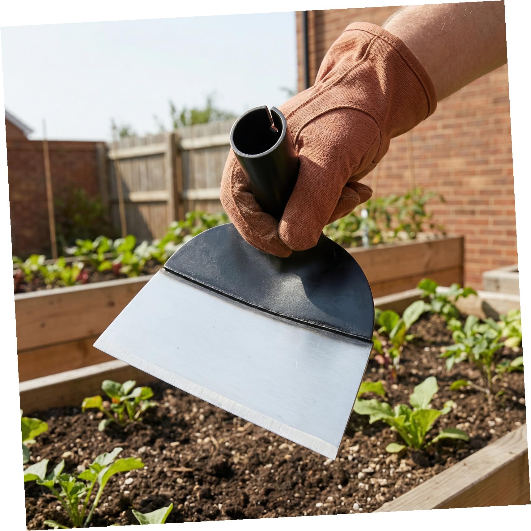 Houe à Désherber en Acier, Outil de Jardinage pour Désherbage | Outil de Jardinage Houe à Main, Petite Houe de Jardinage sans Manche, pour Jardiniers et Cultivateurs