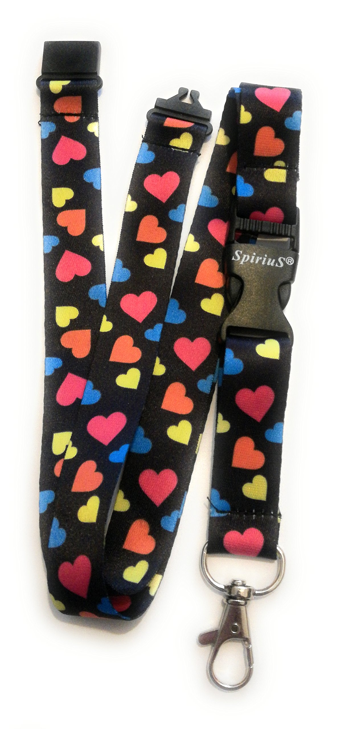 Spirius - 2 Portachiavi E Cordino Per Il Collo Di Carta D'identit&agrave;, Con