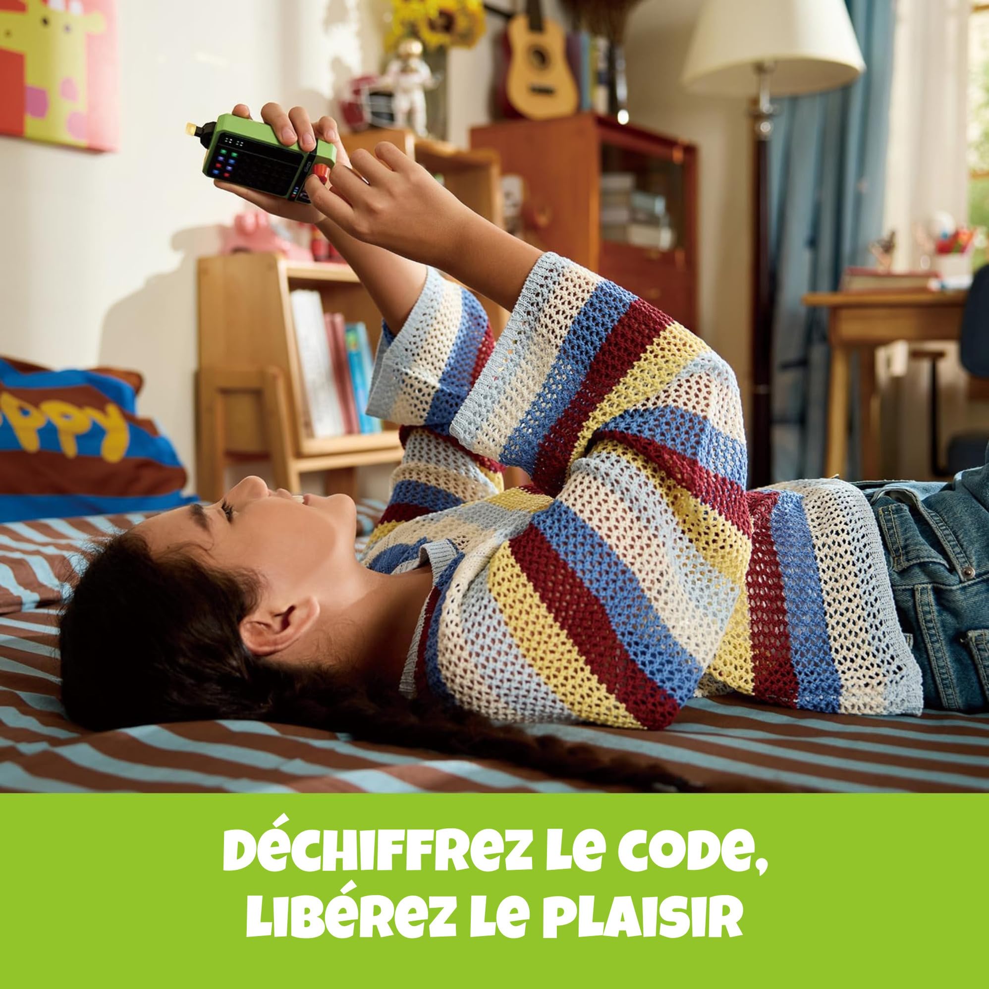 GIIKER Super Decoder - Jeu Électronique de Casse-Code | 600 Niveaux | Casse-tête Numérique à 4 Chiffres | Mode Solo & Duo | Jeu de Réflexion Portable pour Enfants & Adultes