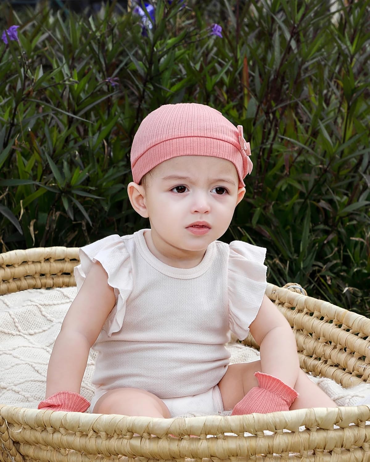 Baby Girl Bodysuit and Pant Set Cotton Ribbed Mix Summer Infant Girls Clothes Outfits 0-12 Month