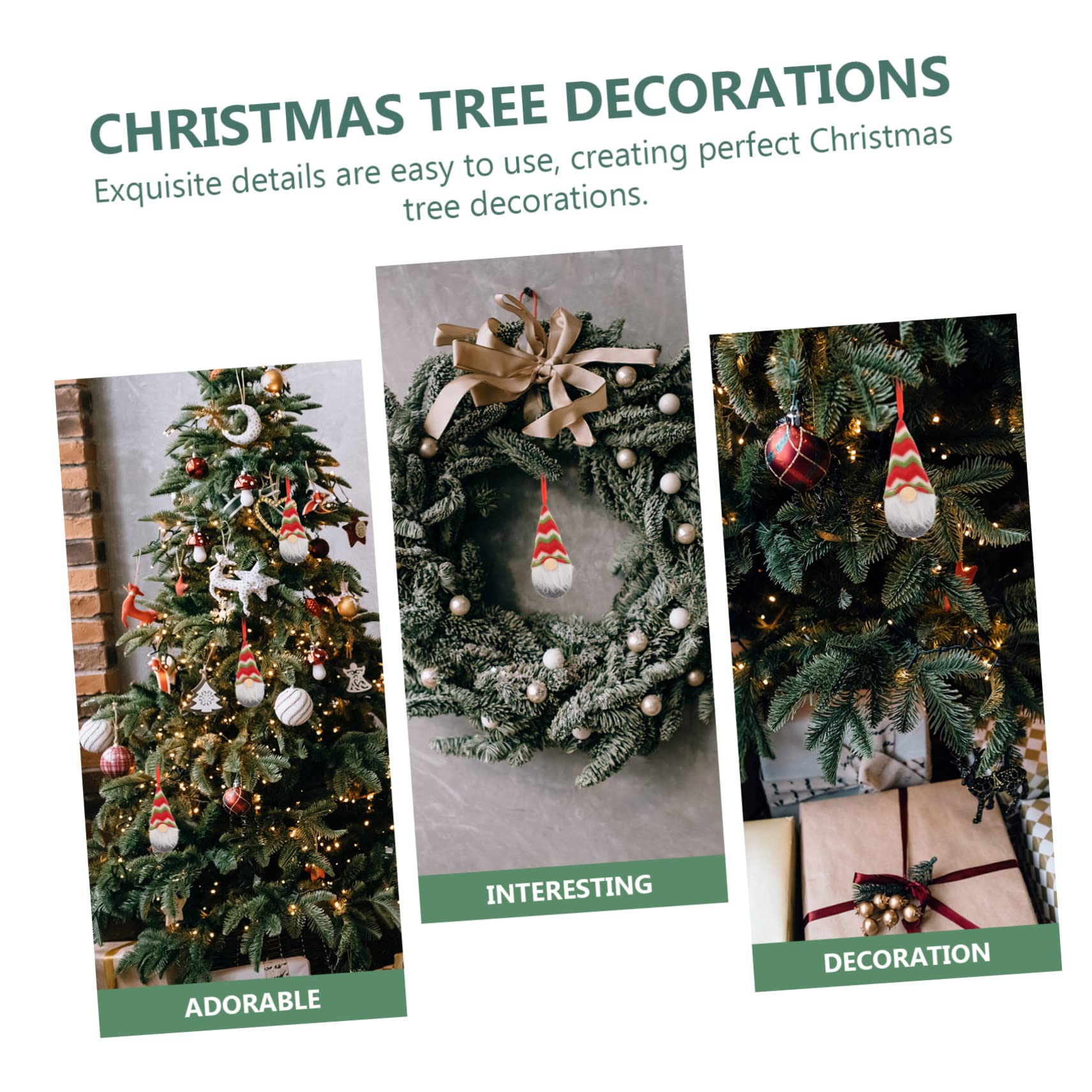 Cabilock 2 Juegos Adorno De Muñeca Sin Rostro Decoraciones Navideñas De Interior Árbol De Navidad Colgando Muñecas Colgantes Navideños Muñecos Navideños Decoración Navideña Hilo 8 Uds * 2