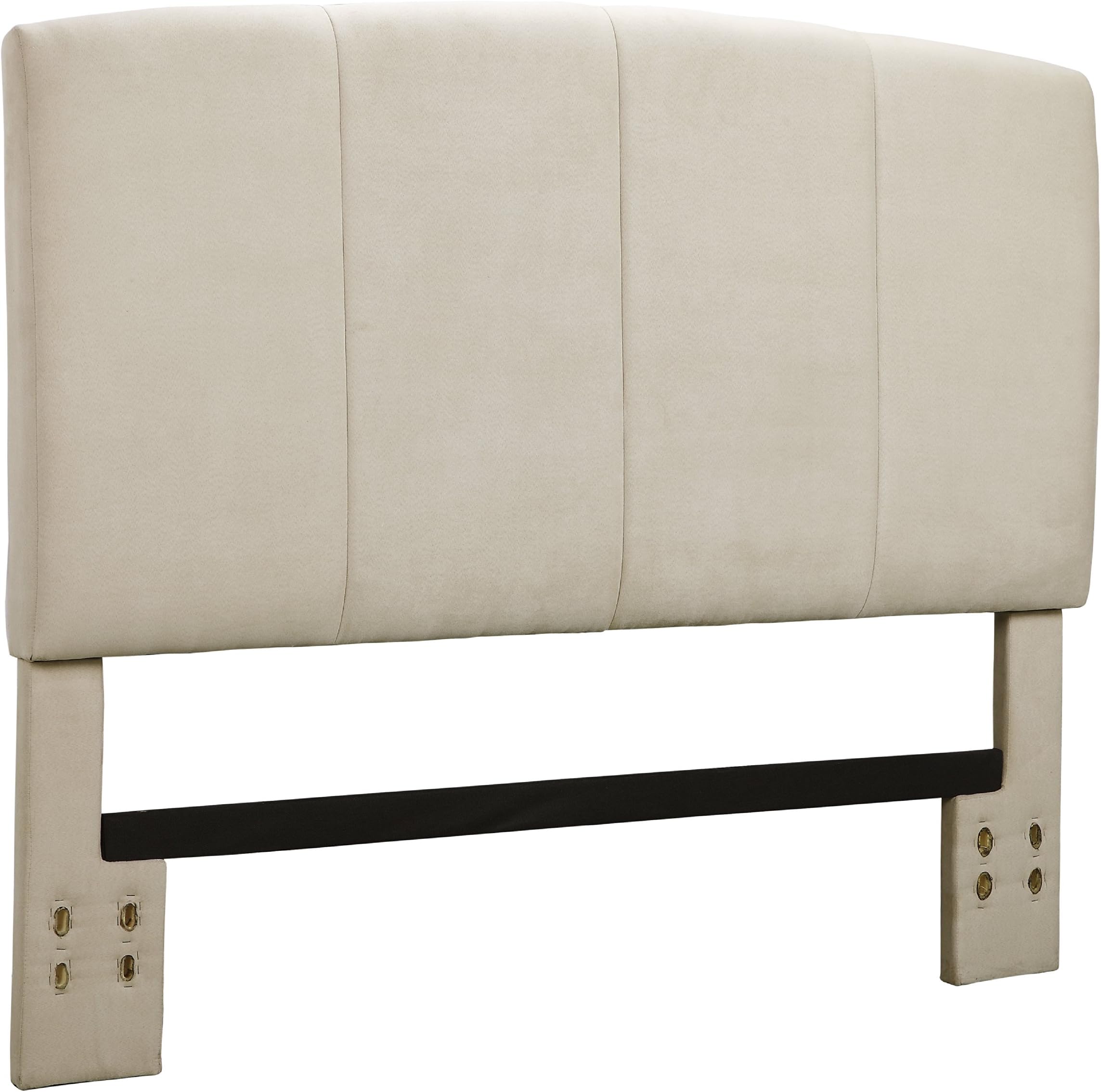 Dorel Asia Overstuffed Microfiber Upholstered Headboard, King