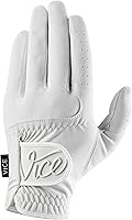 Vice Golf Duro Glove White - All-Weather Golf Glove with Synthetic Suede Grip & Leather Inserts for Ultimate Control