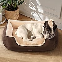 Vista 1 de Cama ortopédica para perros de tamaño mediano con funda extraíble lavable, base impermeable y antideslizante, sofá para gatos, cómoda cama