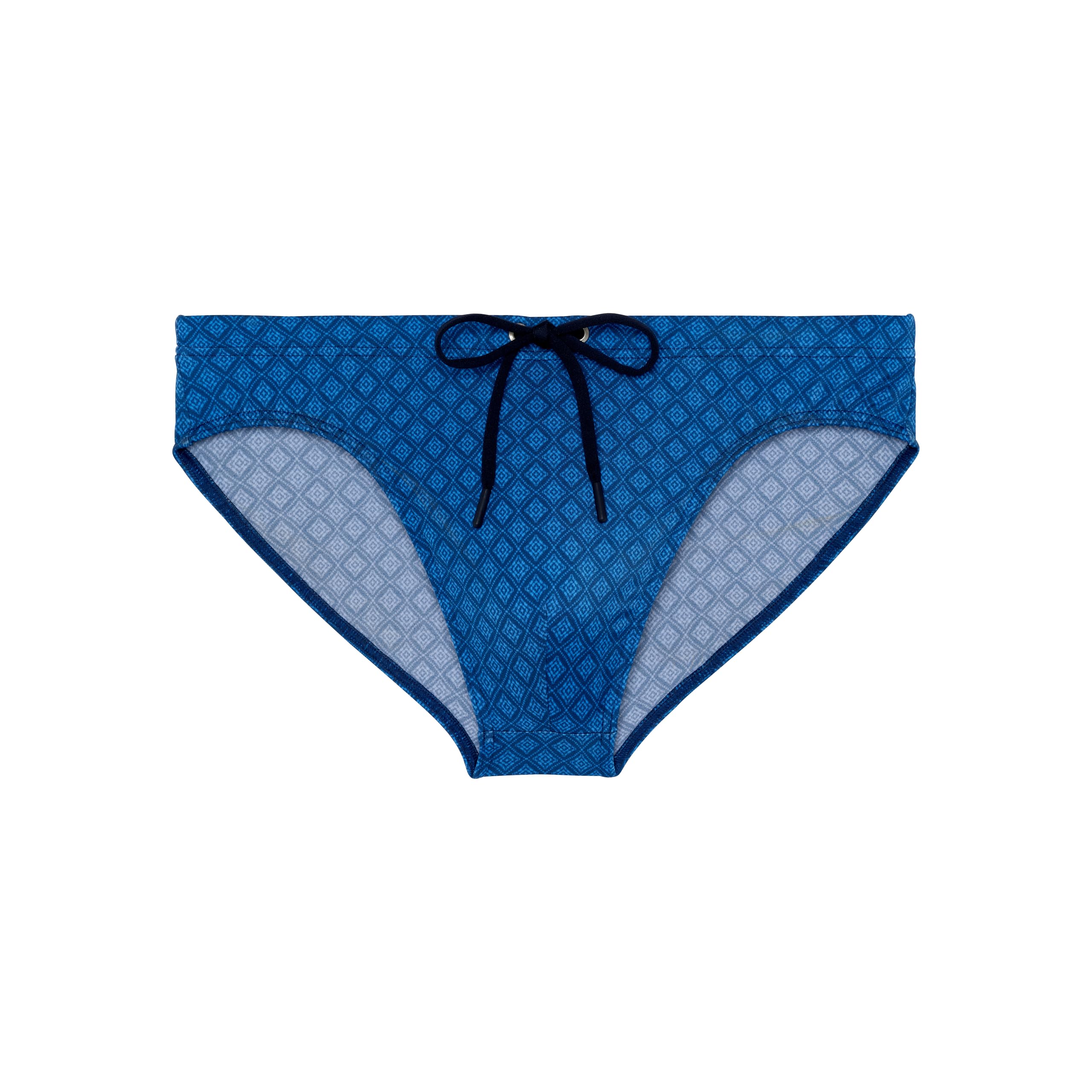 Hom Men's Slip de Bain Hendaye Swim Briefs, Blue Print, XXL