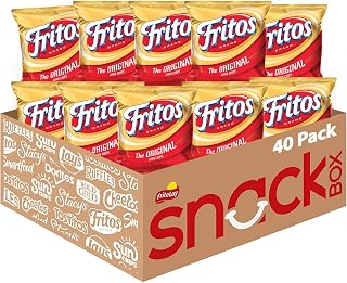 Fritos Original Corn Chips, 1 oz Bags (Pack of 40) - Gluten-Free Crunchy Snack for Parties, Lunches & On-the-Go