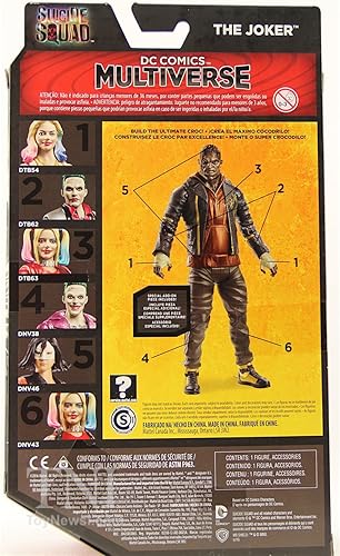 Miniatura 2 de DC Comics Multiverse Suicide Squad The Joker Figura de acción de 6 pulgadas