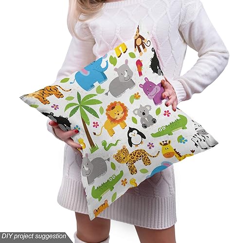 Vista 173 de Ambesonne - Tela multicolor impresa digital por The Yard