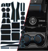 Vista 20 de CupHolderHero Compatible con accesorios Jeep Wrangler JK 2011-2017, insertos interiores antideslizantes antipolvo, tapetes de revestimiento