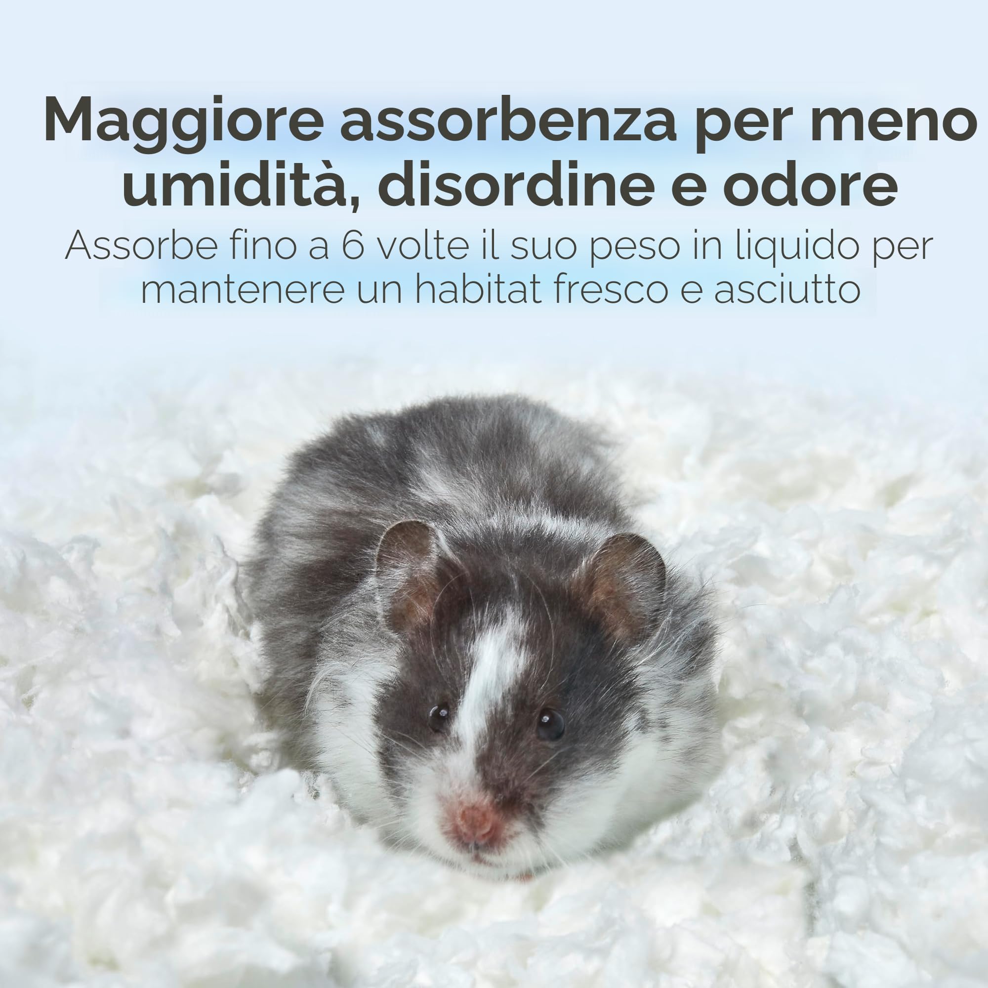 KAYTEE Superpet | Lettiera Clean & Cozy per Piccoli Animali/roditori/criceti | Bianco | 99,9% priva di Polvere | Controllo degli odori | 49,2 Litri
