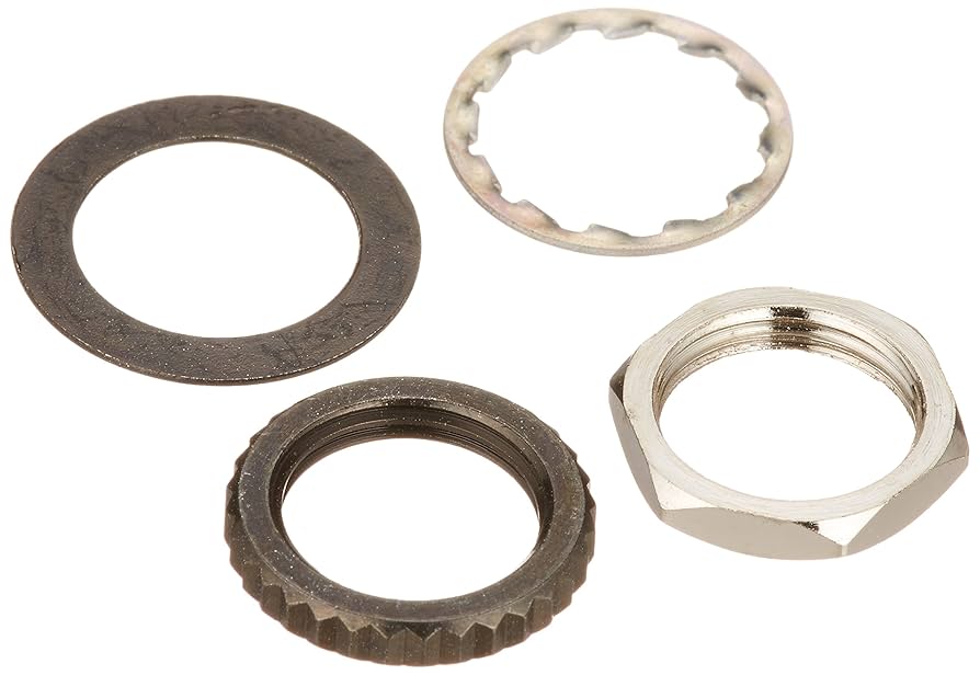 Amazon | SCUD ナットセット、トグルスイッチ用 ブラック EXNUT