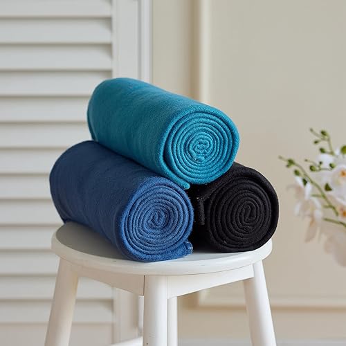 Miniatura 6 de CAI TENG Paquete de 6 mantas de forro polar para sofá, ligeras, cálidas, suaves y acogedoras, para niños, para cama, sofá, oficina, regalos al aire