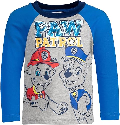 Miniatura 2 de Paw Patrol Marshall Chase Rubble - Paquete de 2 camisetas