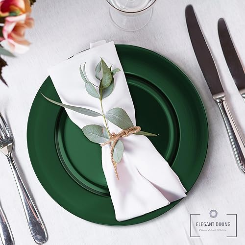 Miniatura 7 de Platos de carga  Platos decorativos redondos y cargadores de mesa reutilizables  Cargadores elegantes para platos llanos  Cargador y platos de