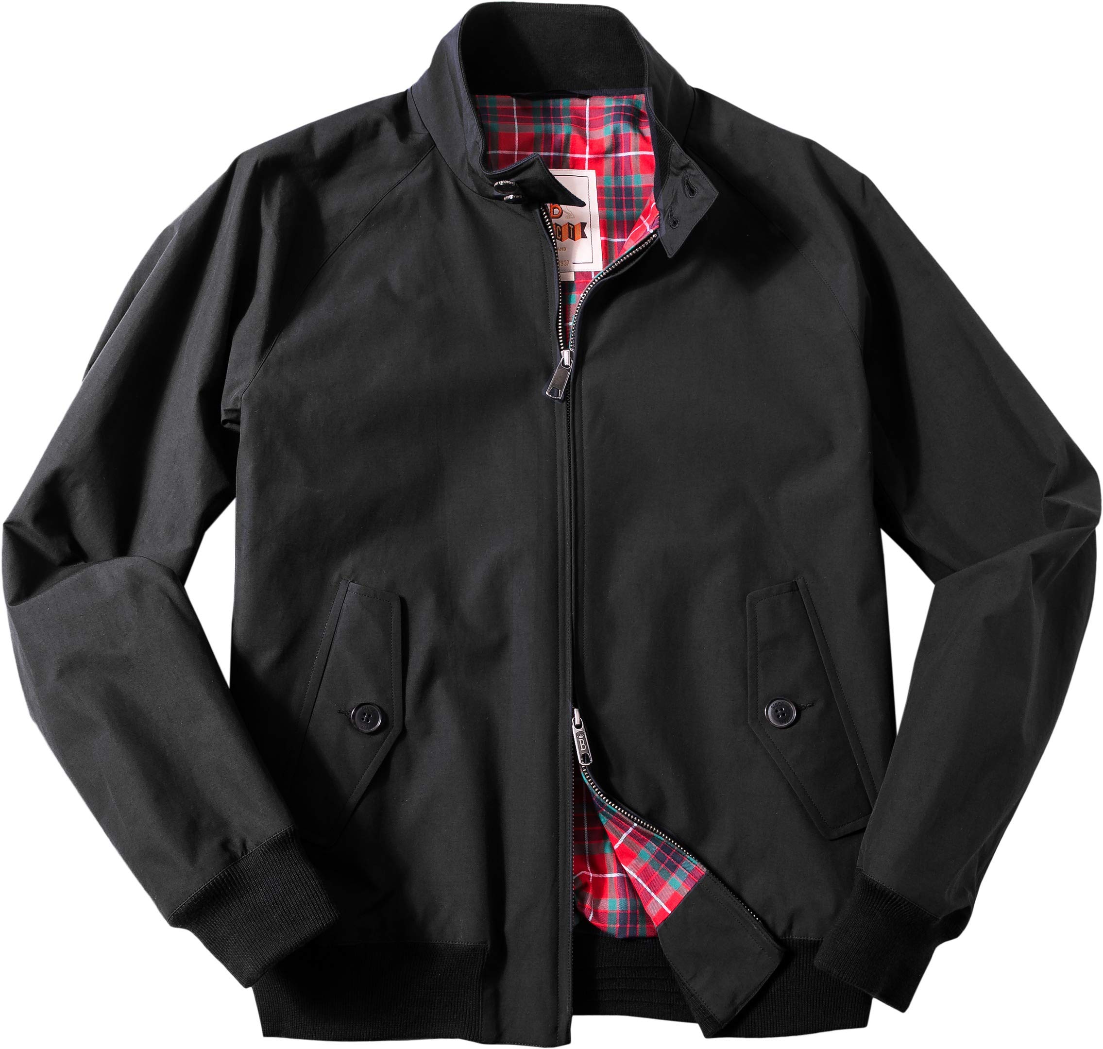 Amazon | Baracuta メンズ G9 クラシックジャケット, ブラック
