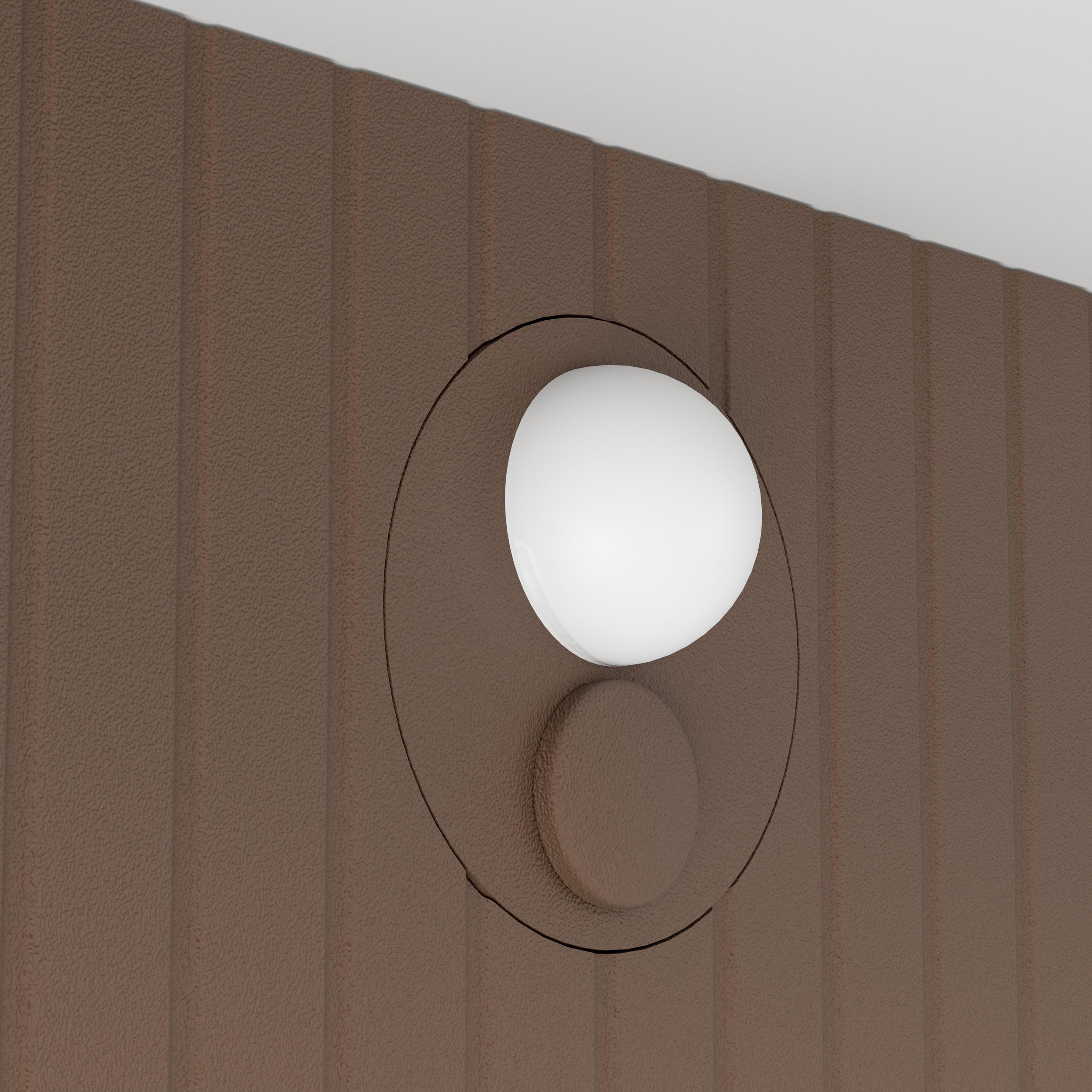 EGLO Lámpara solar de pared exterior Frigento, 700 lúmenes, artefacto | con sensor de movimiento, LED, plástico marrón óxido-blanco, luz cálida, IP44