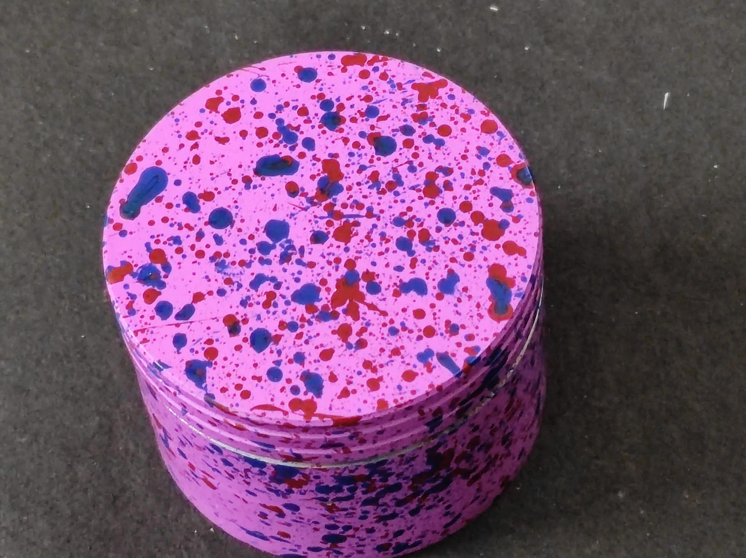 MFT 42 MM Pink Marble Dotted Colour Crusher Smoking Weed Honey DUST Product Grinder Hand Muller Grinders.-picture-28