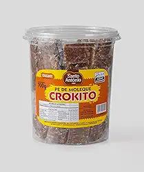 SANTO ANTONIO ALIMENTOS PE DE MOLEQUE CROKITO POTE 700G 140 UN X 5G