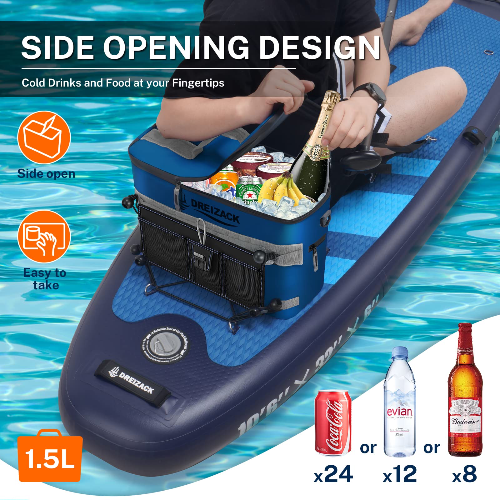 Dreizack Kayak Cooler Kayak Cooler Behind Seat For Kayak