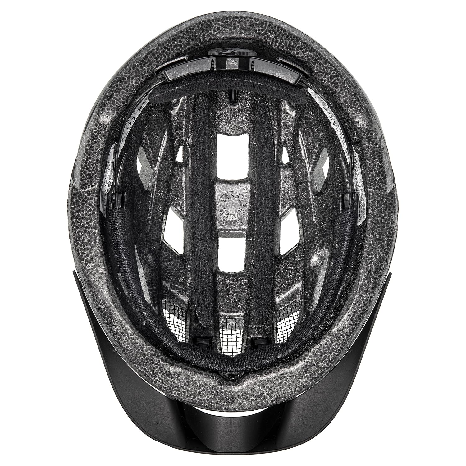 uvex air wing, casco bicicletta Unisex adulto, grey-black, 52-57 cm