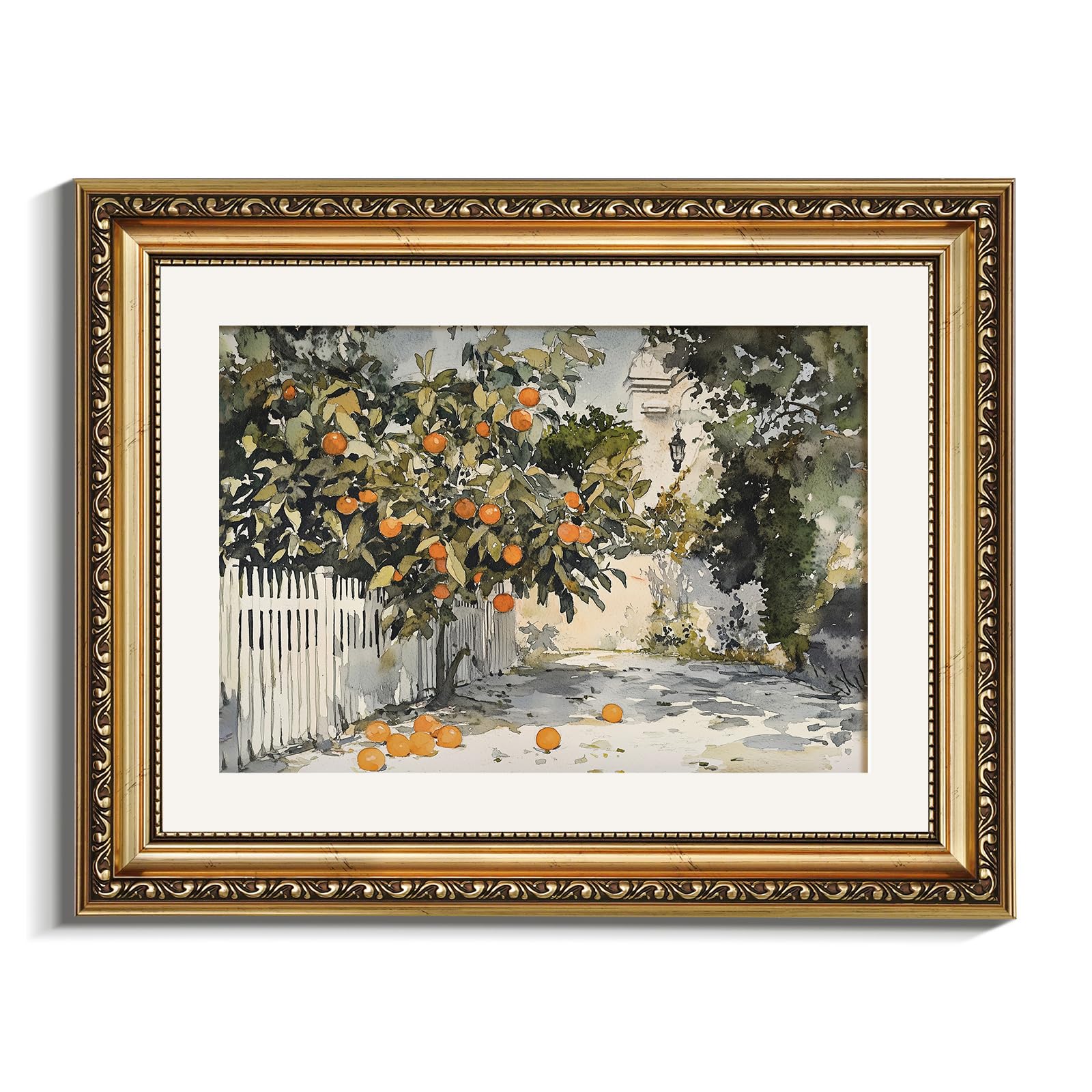 VIYYIEA Gold Framed Wall Art Canvas Print Home Decor Vintage Swan Decoration Grace Swan Art Painting Pictures Rustic Bathroom Wall Decor Animal Farmhouse Artwork for Living Room Bedroom Office 11x14in — view 27