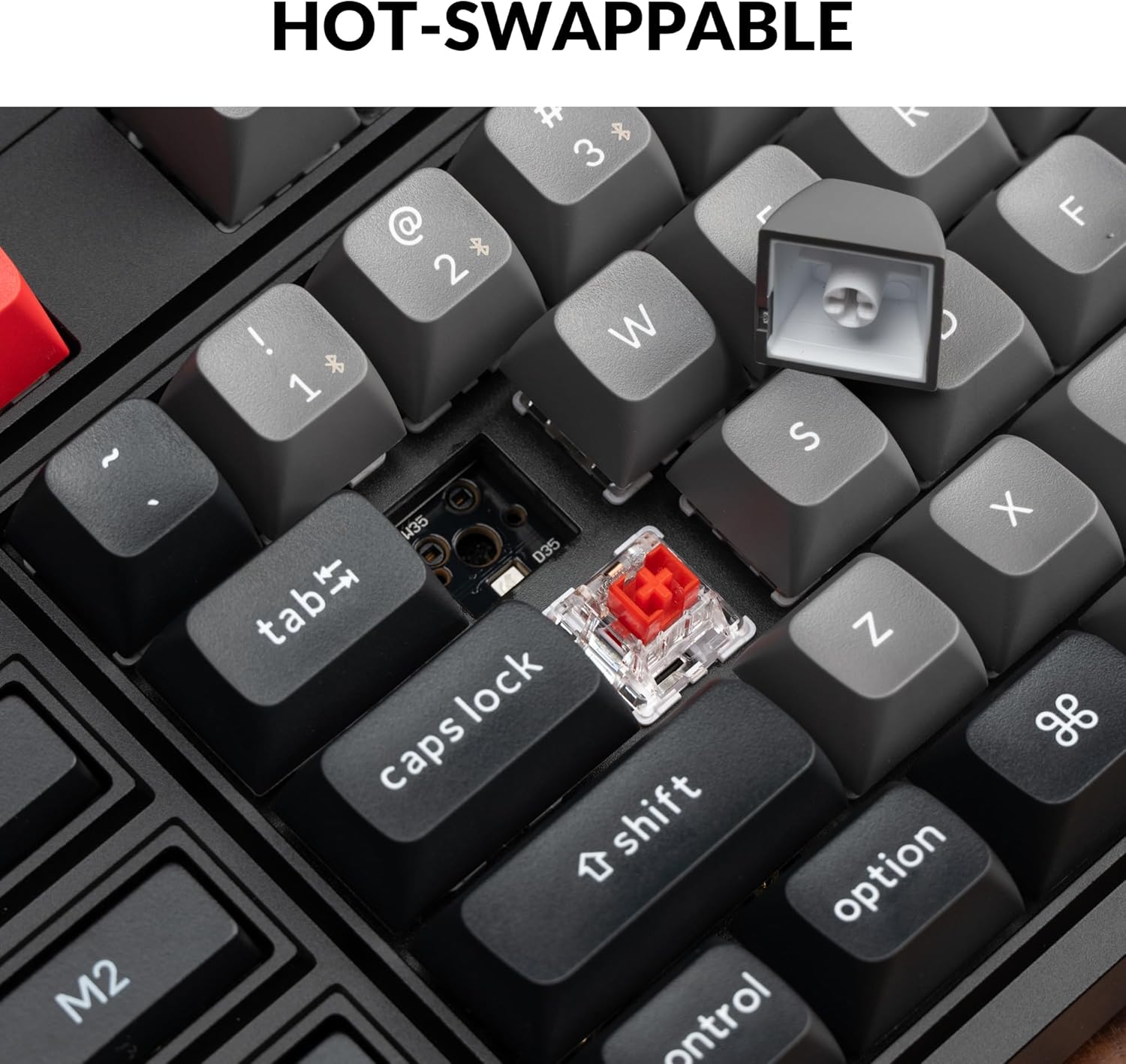 Hot-swappable keyboard switch