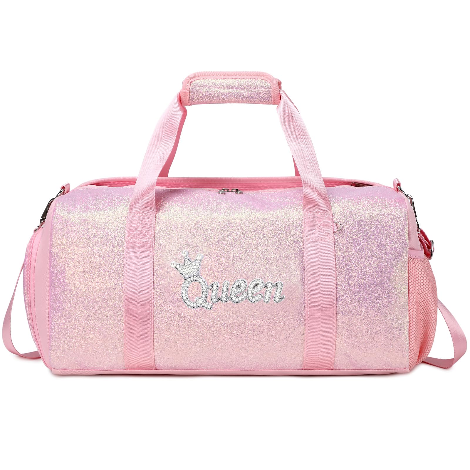 Kimwadalh - Bolsa de Deporte para niña, para niños, Bolsa de Baile, Bolsa de Fin de Semana para niños, Bolsa de Viaje, niña, Bolsa de Ballet, Bolsa de Gimnasia Bailarinas — view 15