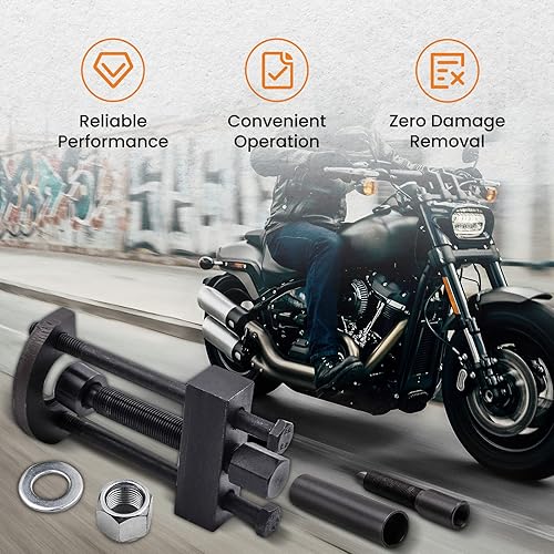 Miniatura 4 de maXpeedingrods Transmisión del eje principal de rodamiento interior de la herramienta de carrera instalador extractor para Harley Big 1984-presente,