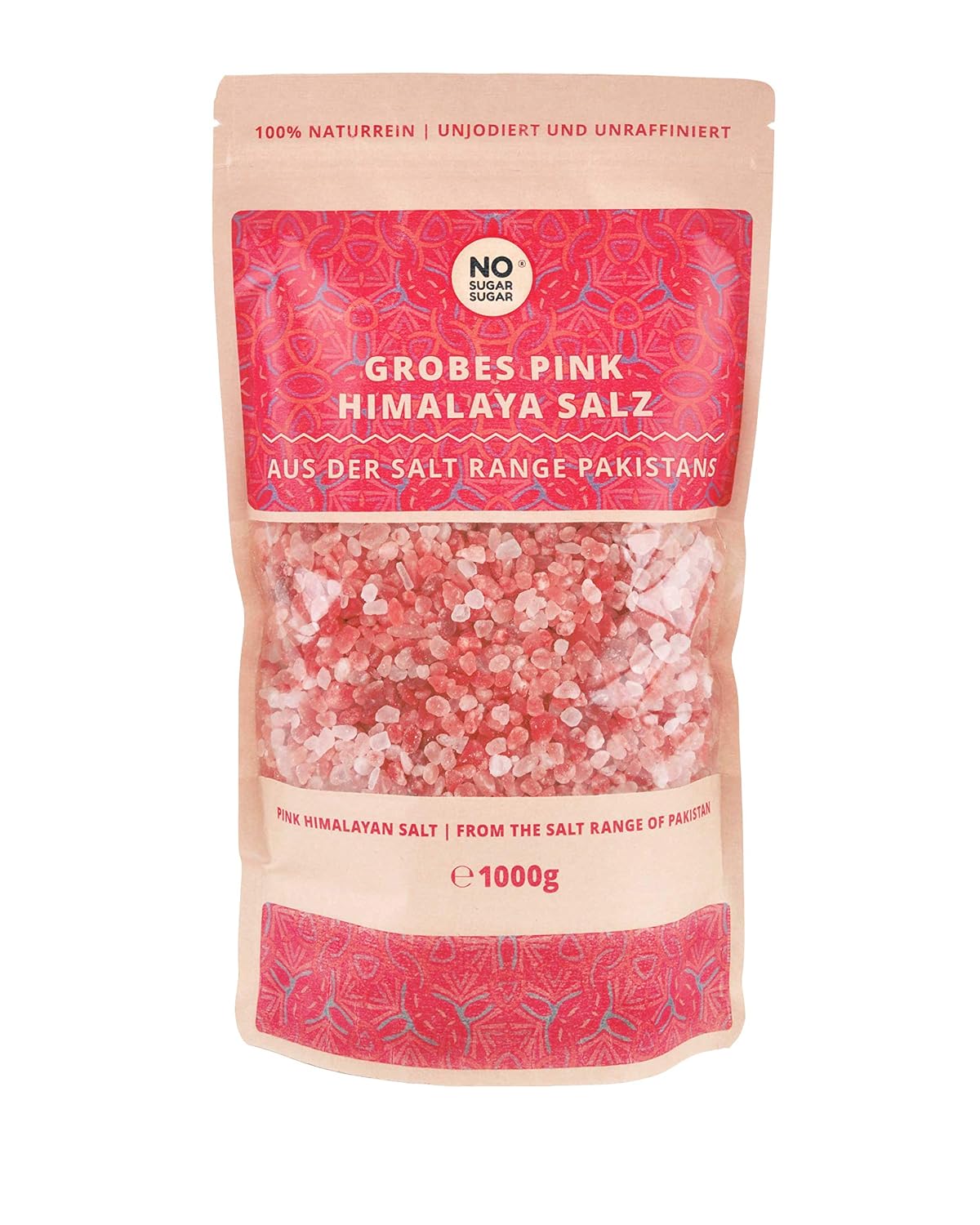 Pink Himalaya Salt 1kg Coarse Grain Rock Salt