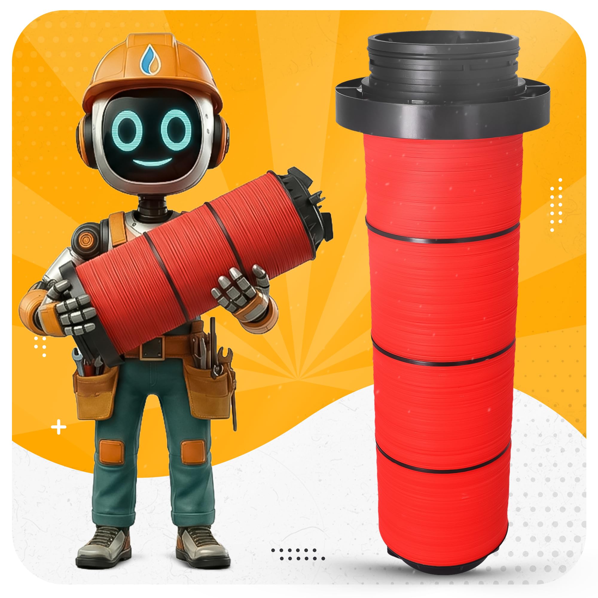 Instalguru Cartucho Filtro Discos 3'' MESH 120 Prefiltro Agua Riego Bomba Jardín Irrigación Goteo Repuesto Lavable Filtración Sedimentos Pozos Depósitos Huerto