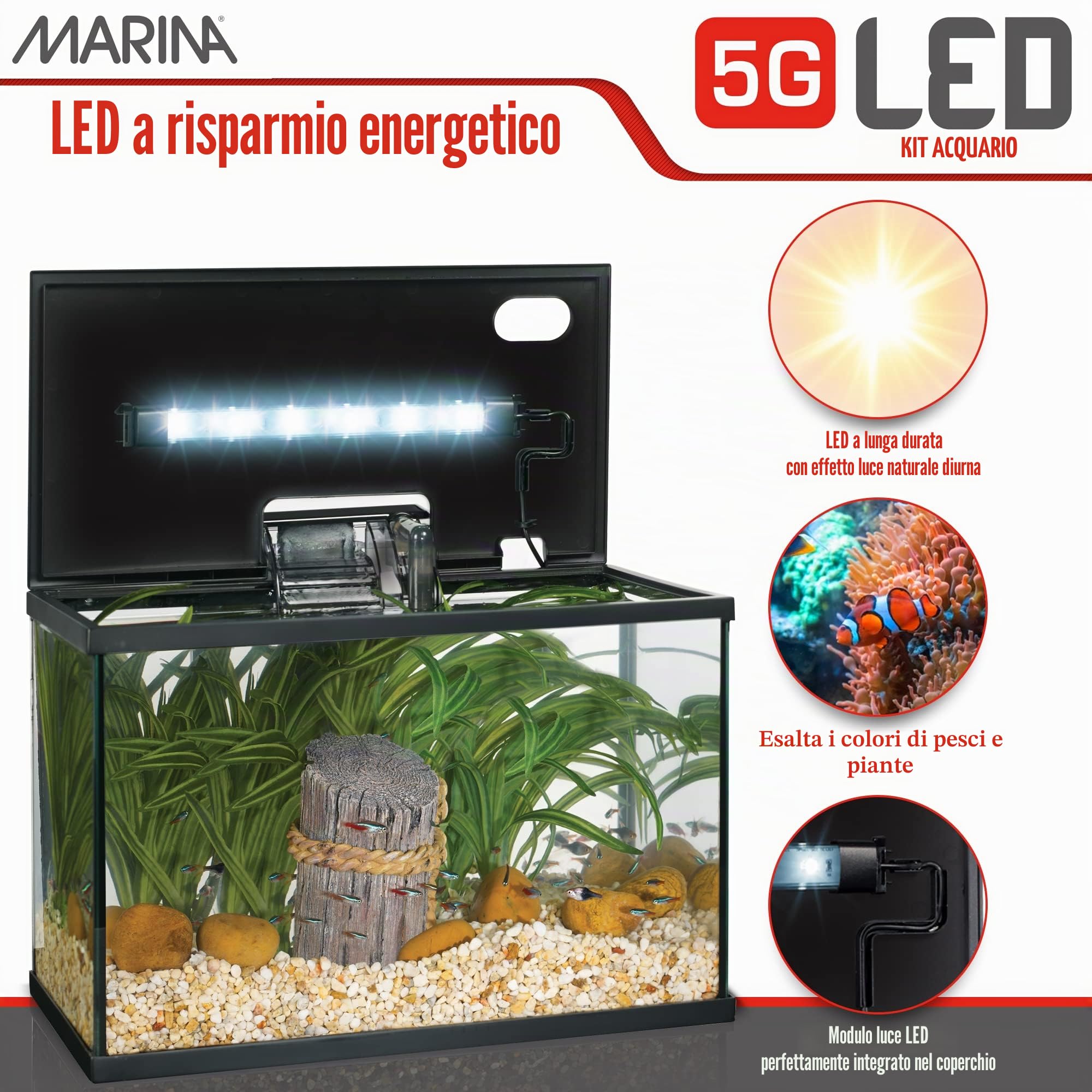 Marina Led Kit Acuario 5G 19 L