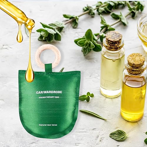 Miniatura 5 de MYARO Gardenia - Bolsa perfumada grande para cajones y armarios, ambientador de coche de larga duración, bolsas de popurrí, desodorante para