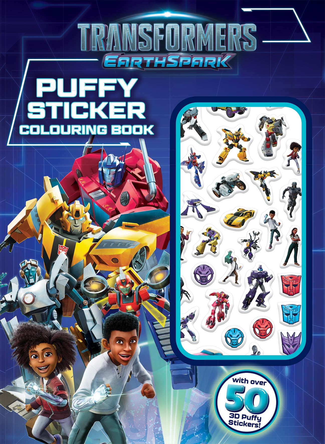 Transformers Earthspark: Puffy Sticker Colouring Book (Hasbro): unknown author: 9781760266561 ...