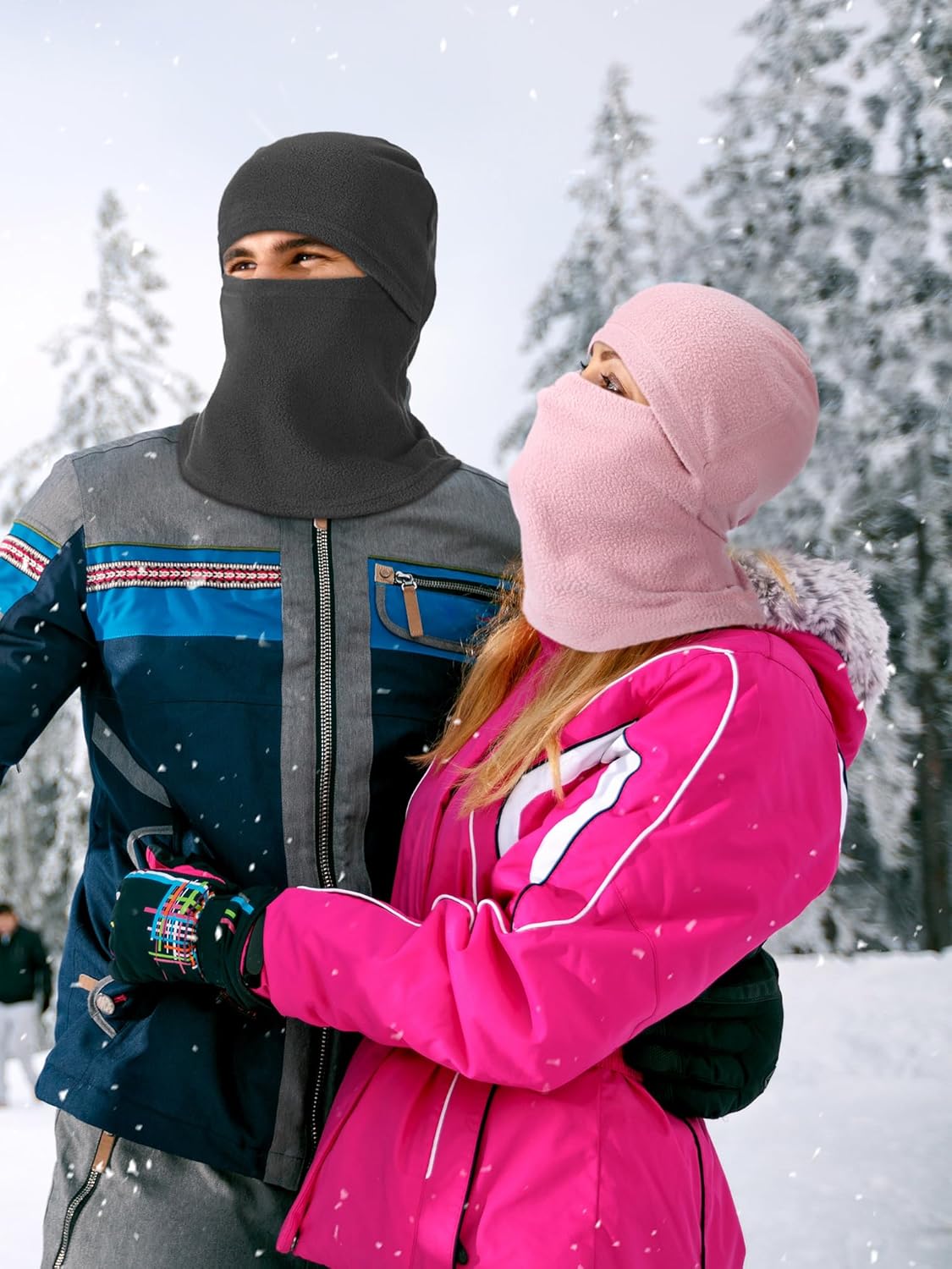 Fourluoo 6 Pcs Fleece Balaclava Ski Mask Winter Full Face Cover for Men Women Windproof Warm Mask for Cold Weather Outdoor - Image 4