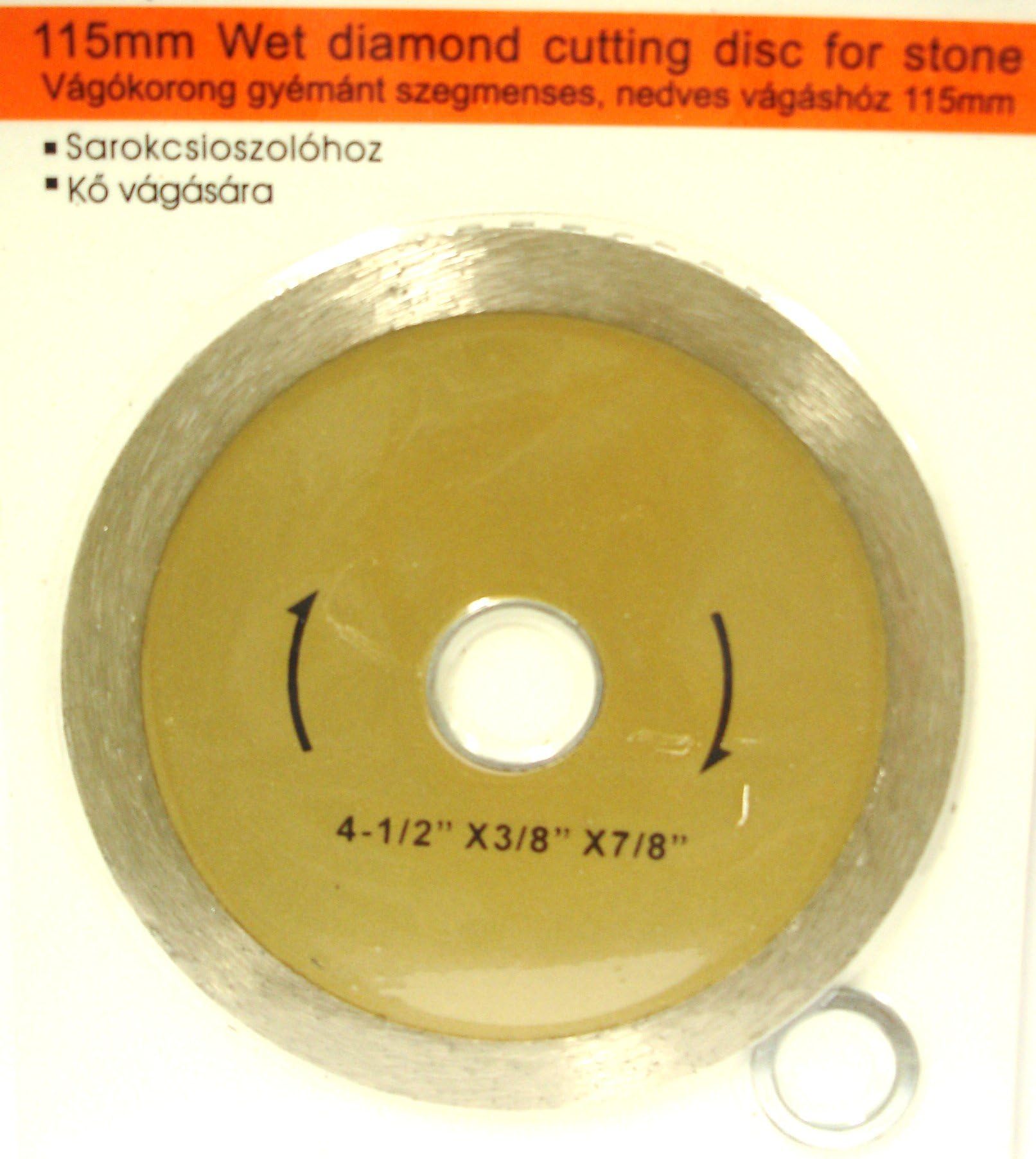 6PC 4-1/2" DIAMOND BLADE WET