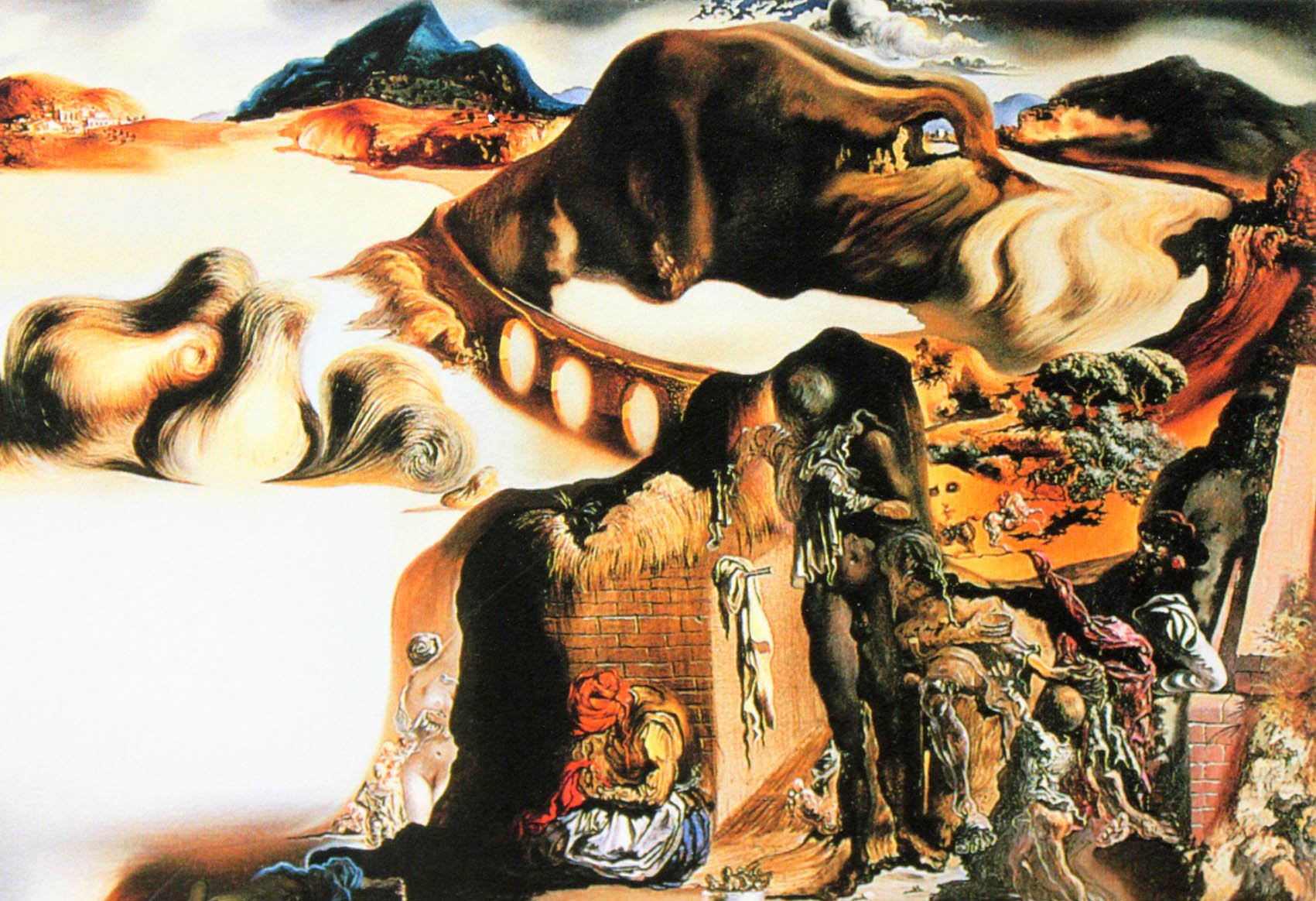 Amazon.co.jp: アートショップ フォームス サルバドール ダリ「浜辺に