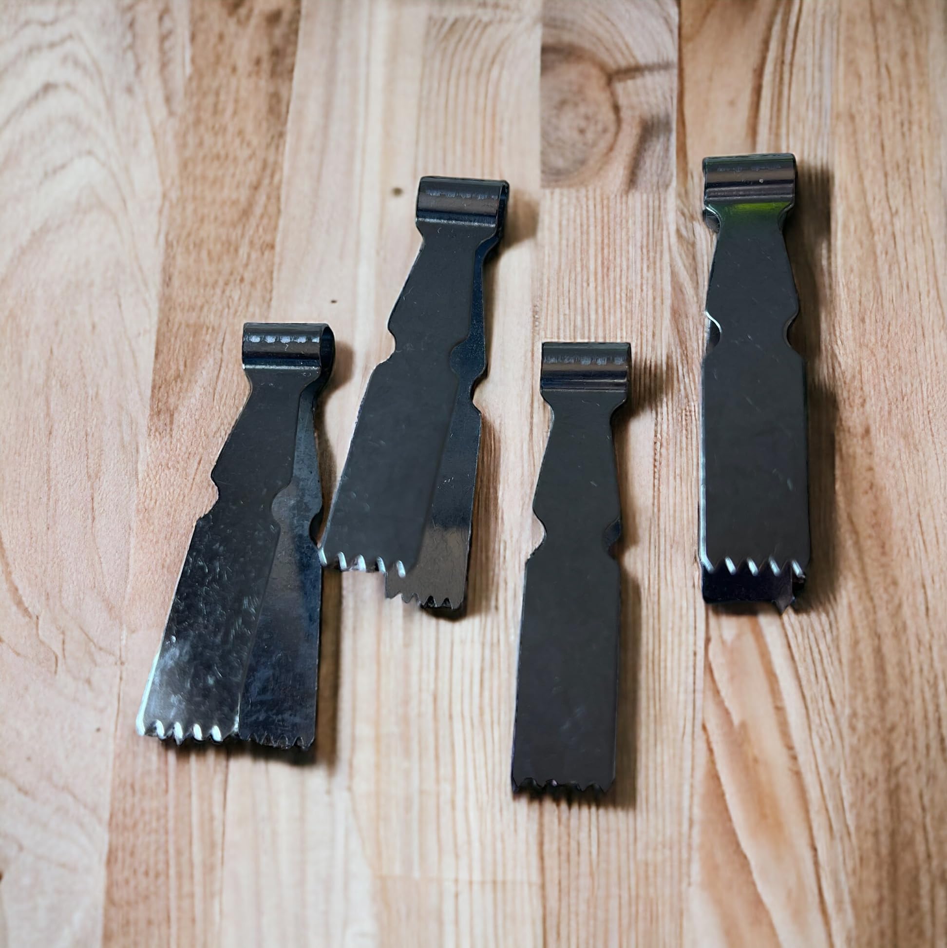 Generic 2 PC - Maggash | Tweezers, Baking Crimper Tool for Decorating Shakarbura, Maamul and Other Baked Goods. Stainless Steel | 2 ¼ inch, Silver